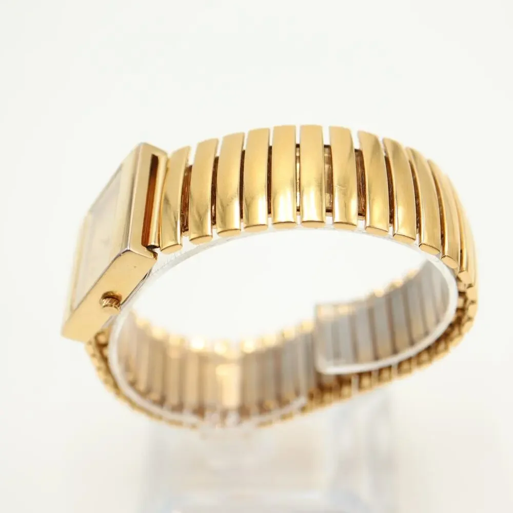 Joan Rivers Classic Womens Gold Tone 25mm Watch Expansion Band w New Battery